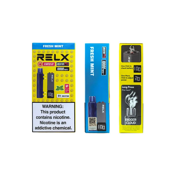 RELX 悅刻 Creator積木 7000口 拋棄式套裝 內含主機 6ml儲油倉 3%高濃度丁鹽滿足感 極速Type-C快充 巔峰續航拋棄式 全台現貨秒發 - 图片 4