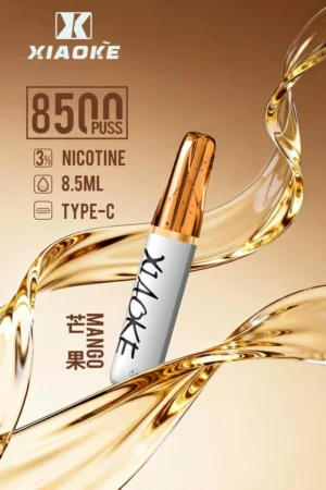 Alternative view of XIAOKE 梟客 8500口 拋棄式 8.5ml 澎湃油量 3%高濃度丁鹽滿足感 極速Type-C快充 巔峰續航拋棄式 全台現貨秒發