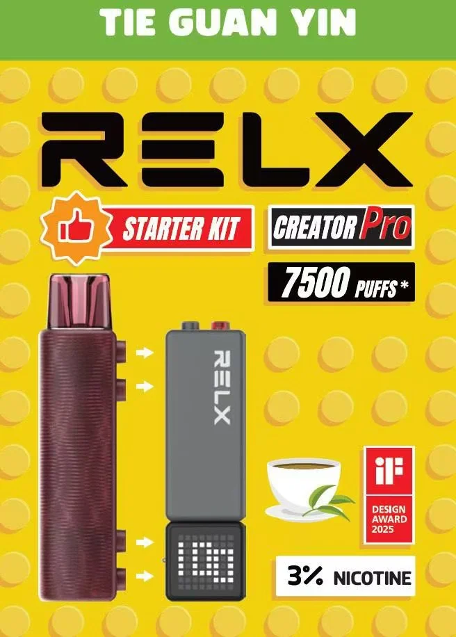 RELX 悅刻 Creator積木 7000口 拋棄式套裝 內含主機 6ml儲油倉 3%高濃度丁鹽滿足感 極速Type-C快充 巔峰續航拋棄式 全台現貨秒發 - 图片 5