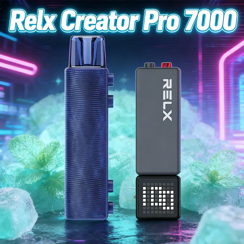 RELX 悅刻 Creator積木 7000口 拋棄式套裝 內含主機 6ml儲油倉 3%高濃度丁鹽滿足感 極速Type-C快充 巔峰續航拋棄式 全台現貨秒發 - 图片 8