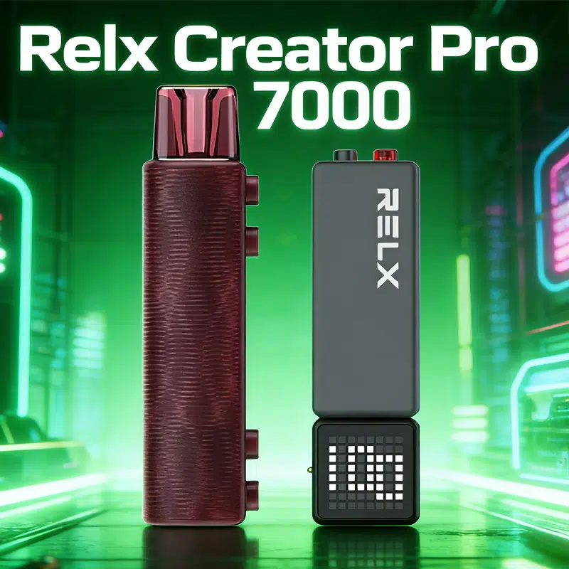 RELX 悅刻 Creator積木 7000口 拋棄式套裝 內含主機 6ml儲油倉 3%高濃度丁鹽滿足感 極速Type-C快充 巔峰續航拋棄式 全台現貨秒發 - 图片 10